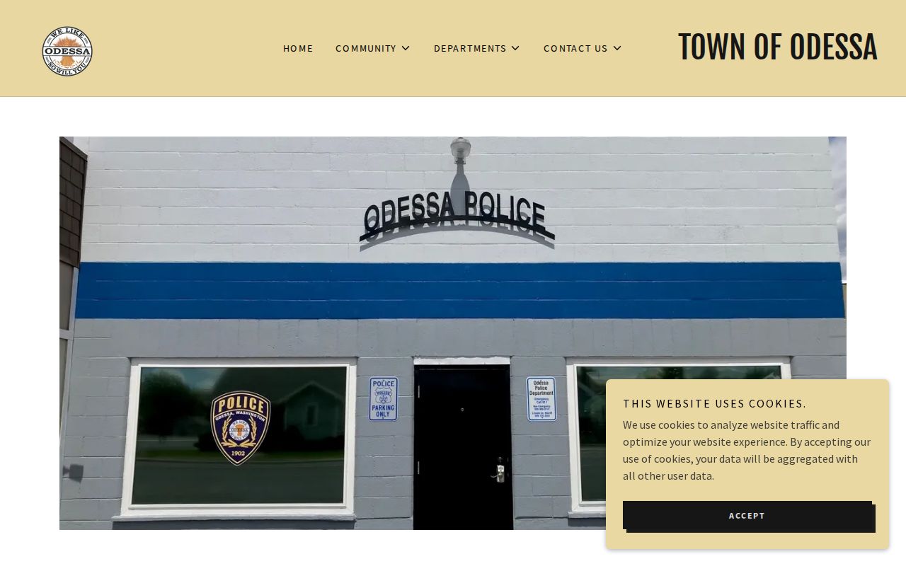 Odessa Police Department official city record and police contact source